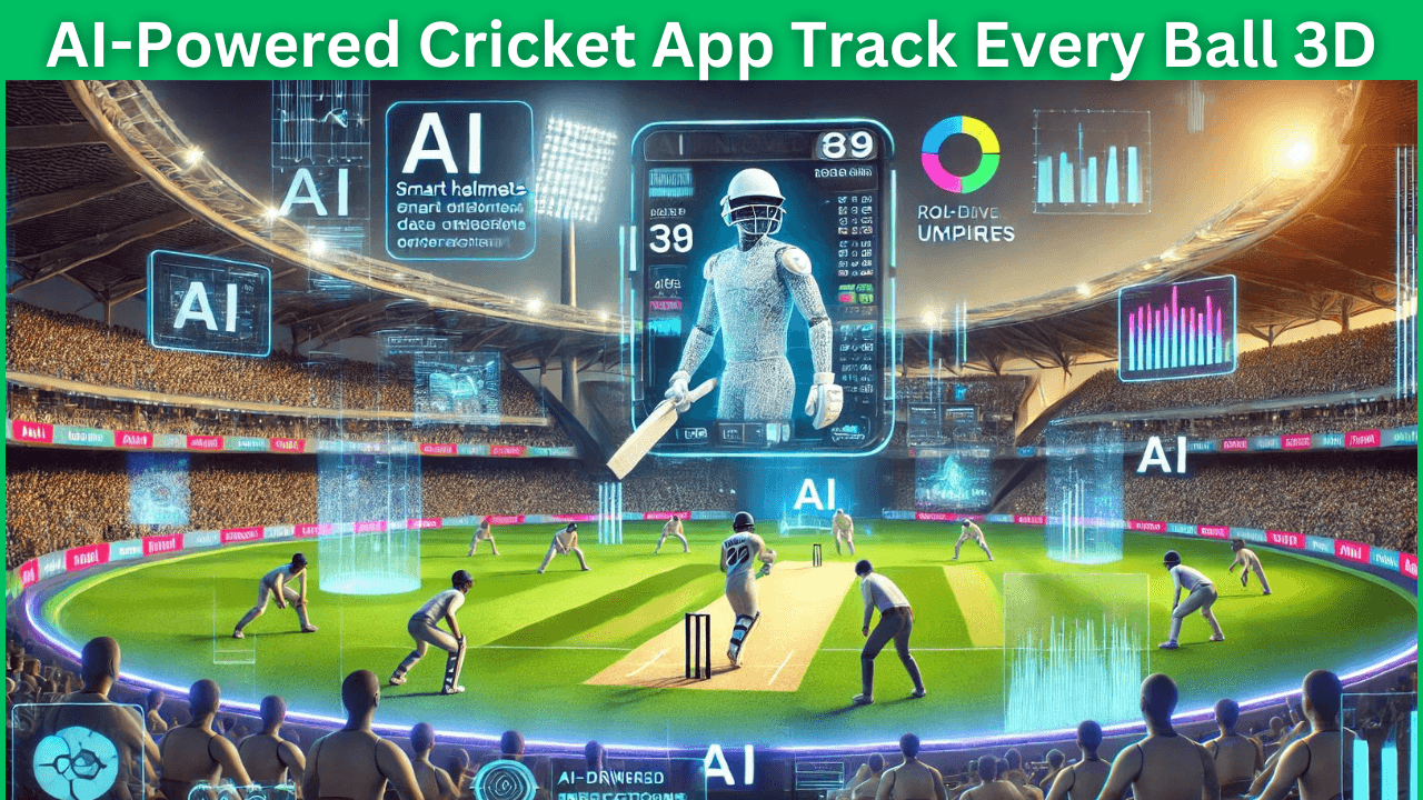 AI Powered Cricket App Track Every Ball 3D