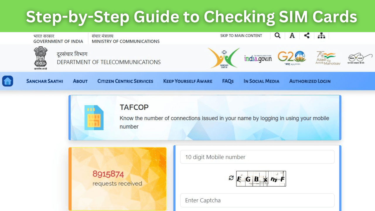 How to Check How Many Sim Cards in My Name